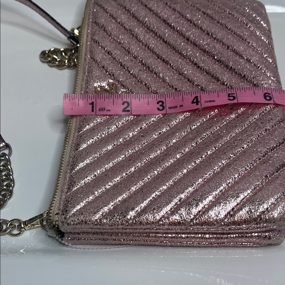 Victoria's Secret Metallic Pink Crossbody Bag - Picture 9 of 10